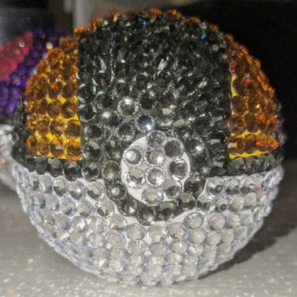 Crystallized Poke Ball Bag Charms - Picture 2 of 16